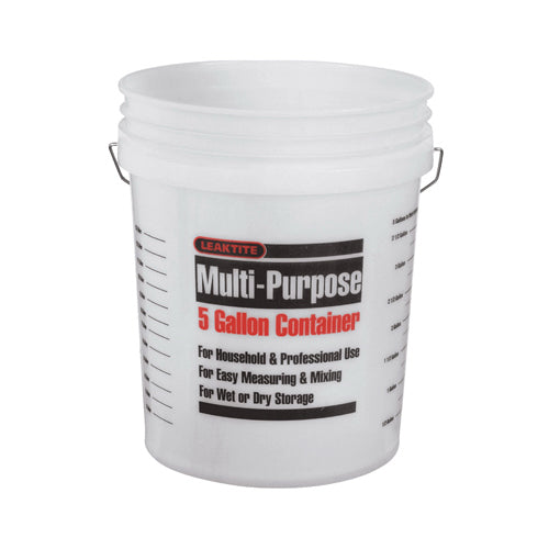 MEASURE-EMPTY-PAINT-PAIL-WITHOUT-LID-CLEAR LEAKTITE