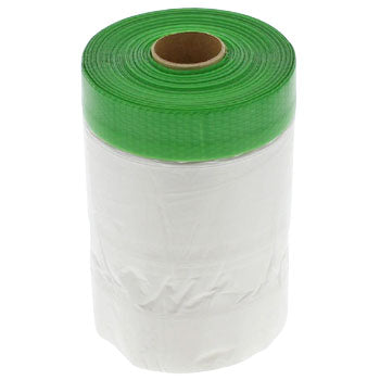 4X15m-PAINT-MASKING-FILM-GREEN-TAPE ROLLINGDOG